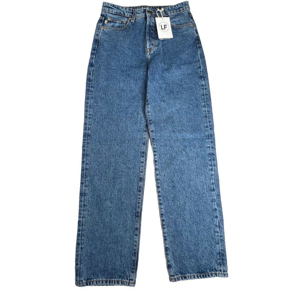 NWT Lovers and Friends Ryan High Rise Straight Jeans in San Sebastian Size 27 - Picture 2 of 12